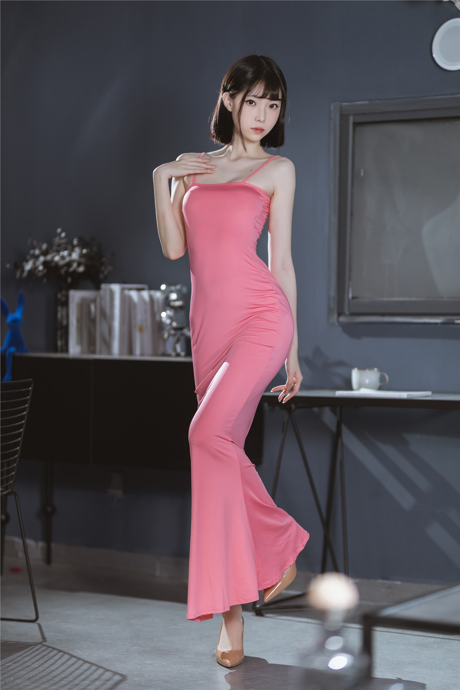 Xu Lan LAN - NO.033 Pink Long Dress(37)